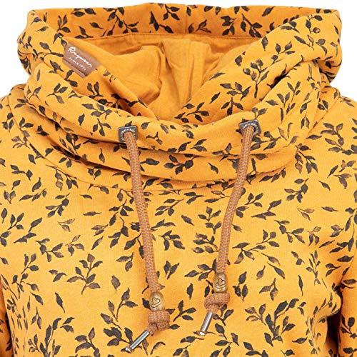 Ragwear Hooked - Sudadera con capucha para mujer amarillo curry L