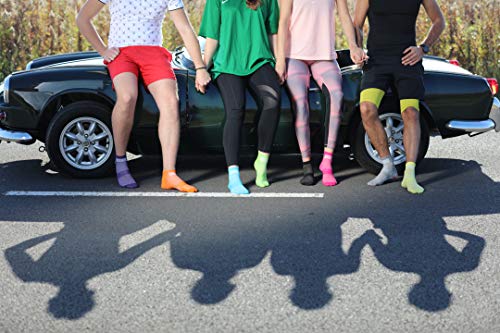 Rainbow Socks - Hombre Mujer Calcetines Deporte Colores de Algodón - 12 Pares - Multicolor - Talla 42-43