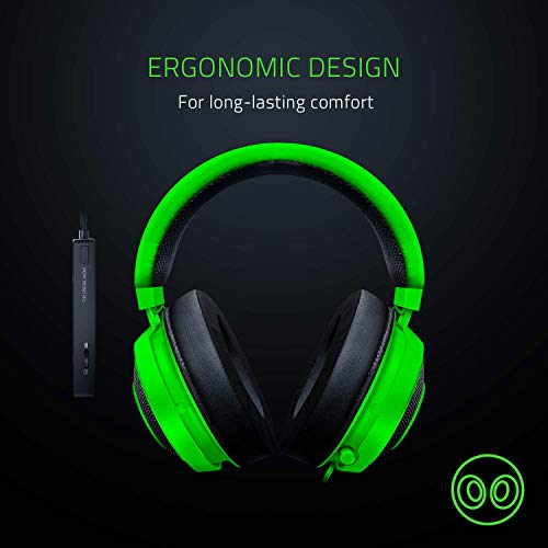 Razer Kraken Tournament Edition Auriculares Gaming, con Cable, Control de Audio y THX Spatial Audio, Alámbrico, Negro