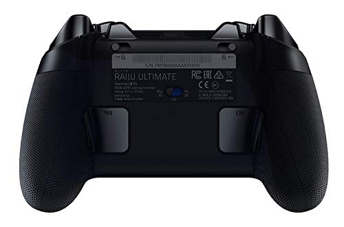 Razer Raiju Ultimate Controlador inalámbrico y con cable para juegos (con botones de acción táctiles Mecha, piezas reemplazables, panel de control rápido e iluminación Chroma RGB), Negro