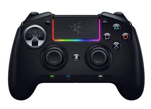 Razer Raiju Ultimate Controlador inalámbrico y con cable para juegos (con botones de acción táctiles Mecha, piezas reemplazables, panel de control rápido e iluminación Chroma RGB), Negro