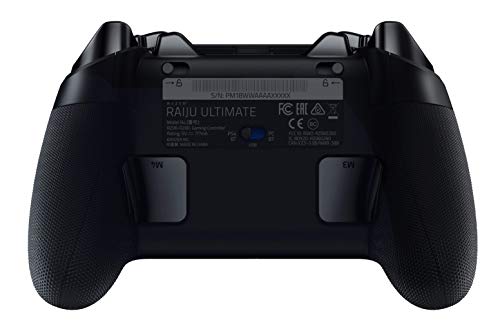 Razer Raiju Ultimate Controlador inalámbrico y con cable para juegos (con botones de acción táctiles Mecha, piezas reemplazables, panel de control rápido e iluminación Chroma RGB), Negro