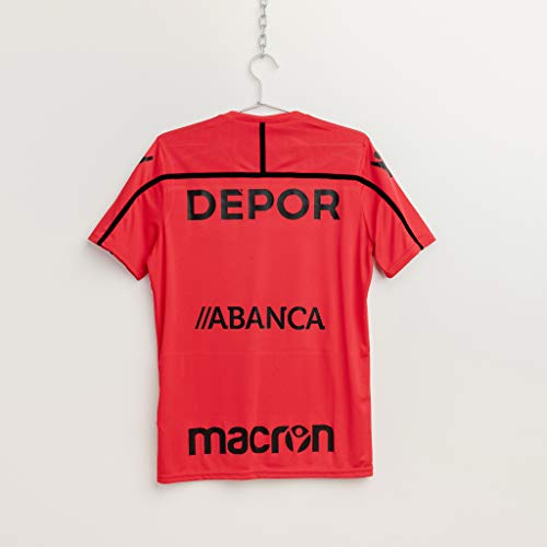 RC Deportivo Temporada 2018/19 Entrenamiento, Camiseta, Unisex, Rojo, XL