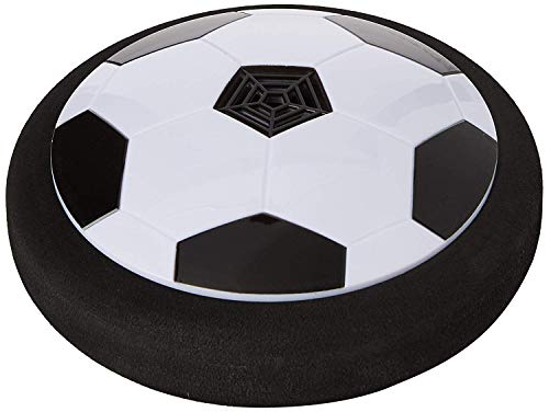 RC TECNIC Balón de Fútbol Flotante Hoverball con Luces Led | Juego Pelota Air Football Deslizante con Espuma | Juguetes para Niños Interior y Exterior