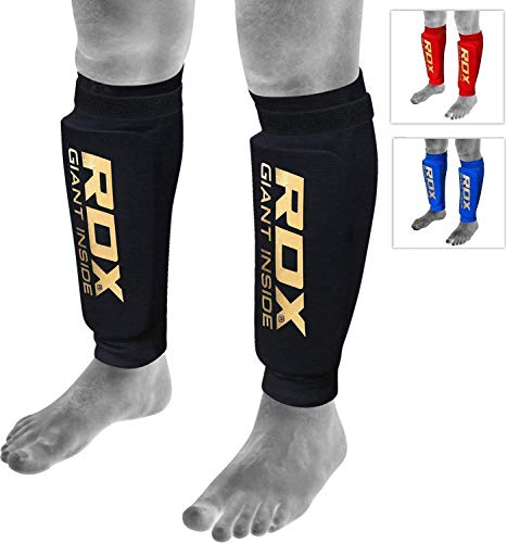 RDX Boxeo Espinilleras Protección MMA Kick Boxing Muay Thai Espinilla Empeine Shin Pads