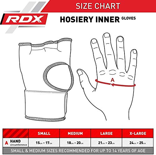 RDX Cajas elástico 340,19 MMA Boxbandagen - Guantes Vendas Pulgar correa, Naranja, tamaño small