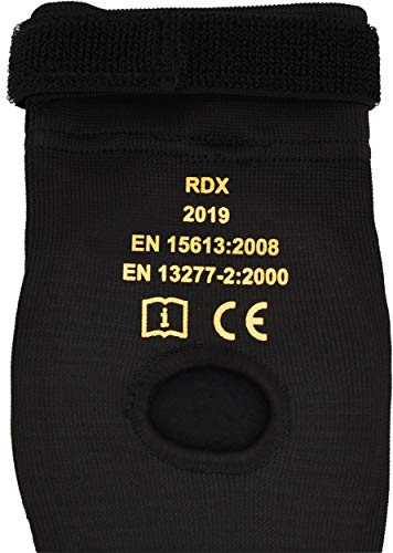 RDX - Codera para MMA, deportes de contacto, musculación o tendinitis, color negro, tamaño medium