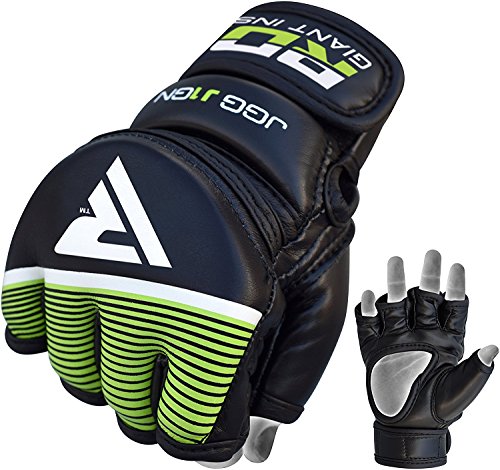 RDX Cuero MMA Niño Guantes Lucha Libre UFC Sparring Artes Marciales Grappling Guantillas Entrenamiento