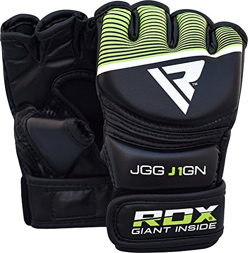 RDX Cuero MMA Niño Guantes Lucha Libre UFC Sparring Artes Marciales Grappling Guantillas Entrenamiento