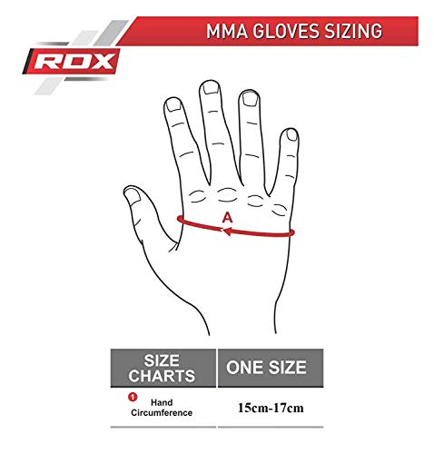 RDX Cuero MMA Niño Guantes Lucha Libre UFC Sparring Artes Marciales Grappling Guantillas Entrenamiento