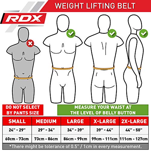 RDX Gimnasio Cinturón Cuero 4" Musculacion Peso Entrenamiento Cinturones Pesas Levantamiento