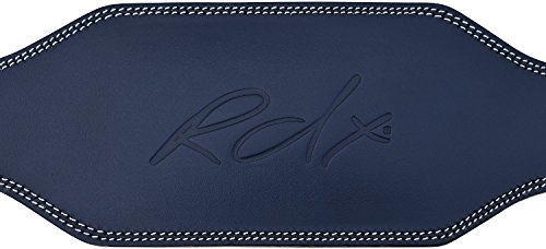 RDX Gimnasio Cinturón Cuero 6" Peso Musculacion Entrenamiento Cinturones Pesas Levantamiento
