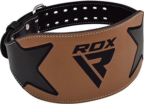 RDX Gimnasio Cinturón Cuero Musculacion Peso Entrenamiento Cinturones Pesas Levantamiento