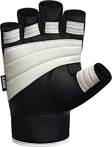 RDX Guantes Gimnasio Fitness Musculacion Culturismo Gym Levantamiento de Pesas Entrenamiento Halterofilia Powerlifting Antideslizante Workout Deportivos Weightlifting Gloves