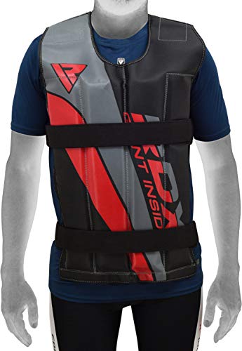 RDX Gym Lastrado Chalecos De Peso Fitness Weighted Vest Entrenamiento Chaleco Pesas