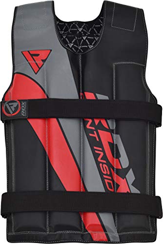 RDX Gym Lastrado Chalecos De Peso Fitness Weighted Vest Entrenamiento Chaleco Pesas