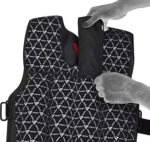 RDX Gym Lastrado Chalecos De Peso Fitness Weighted Vest Entrenamiento Chaleco Pesas