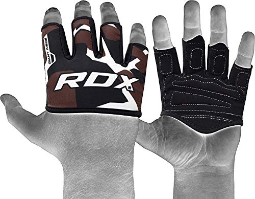 RDX Levantamiento Almohadillas De Agarre Tipo Guantes para Gimnasio, Entrenamiento, Training Gym Correas De Mano Palm Soporte