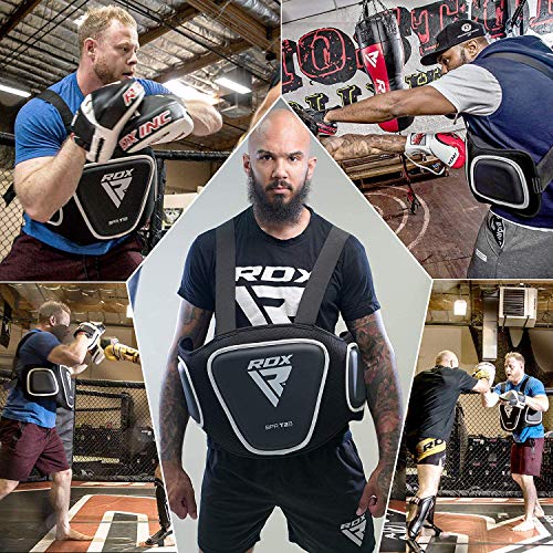 RDX MMA Boxeo Vientre del Protección Cuerpo para Pecho Peto Taekwondo