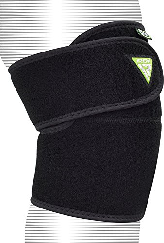 RDX Neopreno Elástica Soporte Rodilla Crossfit Deportivo Fitness Alivio del dolor Velcro respirable ajustable Artritis Ligamento Rodillera (Se Vende Como un Solo Elemento)