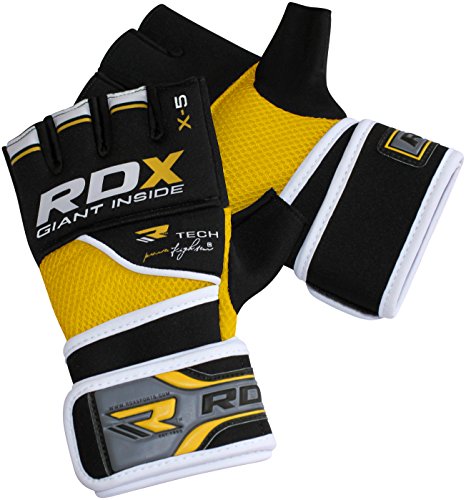 RDX Neopreno MMA Guantes Lucha Libre Artes Marciales UFC Grappling Guantillas Sparring Entrenamiento