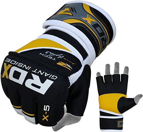 RDX Neopreno MMA Guantes Lucha Libre Artes Marciales UFC Grappling Guantillas Sparring Entrenamiento