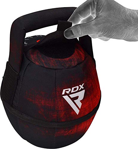 RDX Pesa Rusa Kettlebell Peso Swing Entrenamiento Front Squat Russian Sit-up Levantamiento de Pesas Bolsa de Arena Dumbells Muscular Equipos de Gimnasia para Yoga Ejercicio Deportivo 2kg a 10kg