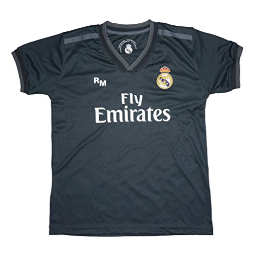 Real Madrid FC Camiseta Infantil Réplica Segunda Equipación 2018/2019 (12 Años)