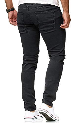 Redbridge Vaqueros Hombres Pantalones Denim Colored Slim Fit Negro W34 L32