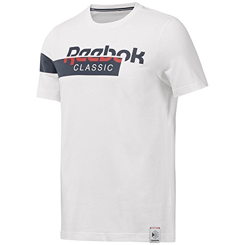 Reebok AC F Disruptive tee Camiseta, Hombre, Blanco, L