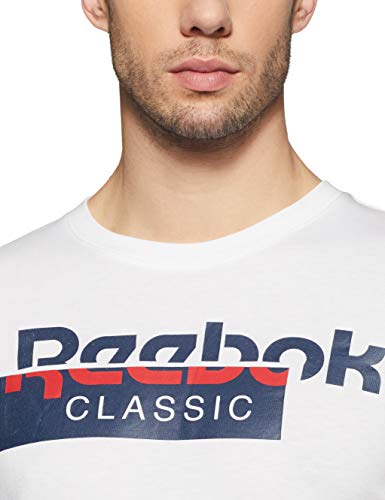Reebok AC F Disruptive tee Camiseta, Hombre, Blanco, L