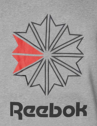 Reebok AC Ft Big Starcrest Crew Sudadera, Hombre, Brgrin, S