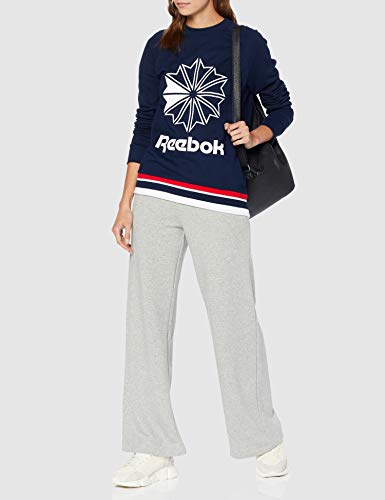 Reebok AC Ft Crew Sudadera, Mujer, Maruni, S