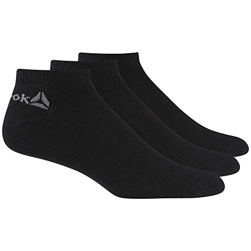 Reebok Act Core Inside Sock 3P Calcetines, Unisex Adulto, Negro/Negro/Negro, 39/42