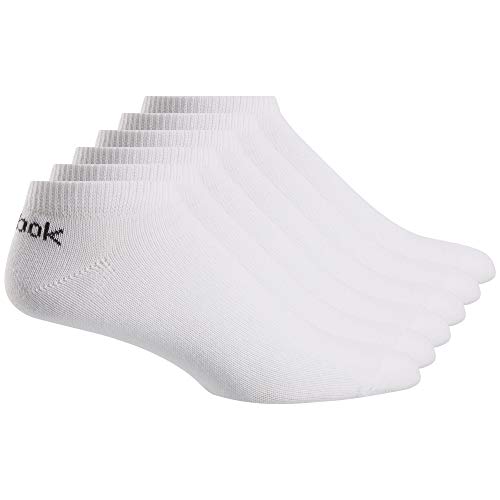 Reebok Act Core Inside Sock 6P Calcetines, Unisex Adulto, Blanco, L