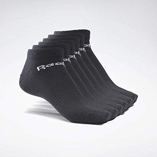 Reebok Act Core Inside Sock 6P Calcetines, Unisex Adulto, Negro, XL
