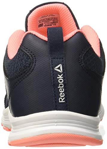 Reebok Almotio 4.0, Zapatillas de Running Unisex Niños, Azul (Cool Navy/Dgtl Pnk/Slvr Met Col Navy/Dgtl Pnk/Slvr Met), 37 EU