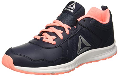 Reebok Almotio 4.0, Zapatillas de Running Unisex Niños, Azul (Cool Navy/Dgtl Pnk/Slvr Met Col Navy/Dgtl Pnk/Slvr Met), 37 EU