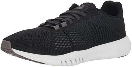 Reebok Astroride Flex Cross Trainer para hombre, Negro (Negro/Blanco/Tiburón/Carbón), 42 EU