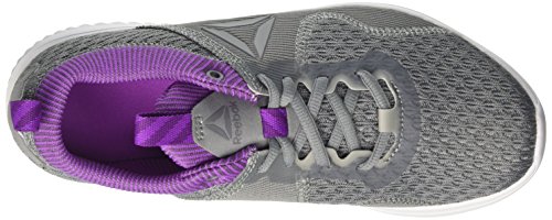 Reebok Astroride Run Fire, Zapatillas de Running para Mujer, Gris (Flint Gry/Alloy/VCS Violet/Aubergine/Wht), 37 EU