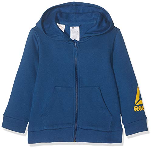 Reebok B Elem FZ Fleece HDY Sudadera, Niños, Multicolor (bunblu), L