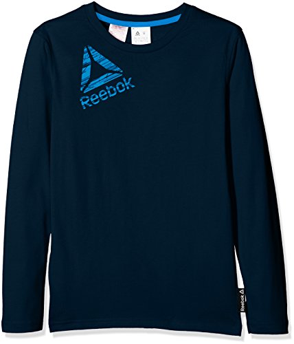 Reebok B Es Ls Camiseta Manga Larga, Hombre, Azul (Maruni), 2XS