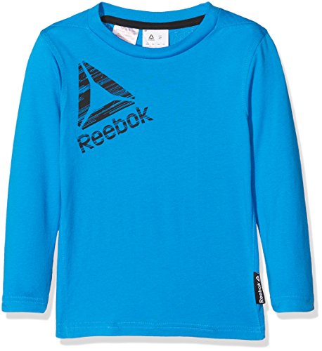 Reebok B Es Ls Tee Camiseta, Niños, Azul, XS