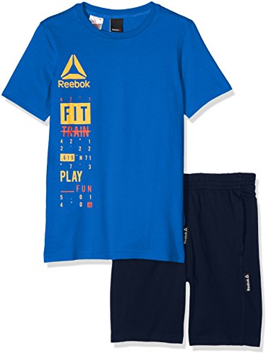 Reebok B ES SS Set, Hombre, Azul, 5 Años