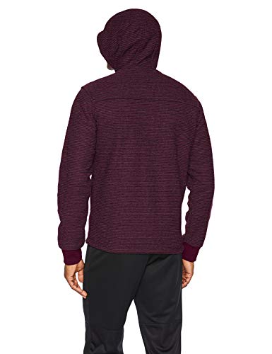 Reebok Boat Rib Active - Chaqueta de forro polar para hombre, Boat Rib Active - Chaqueta de forro polar, Hombre, color Merlot con capucha, tamaño large