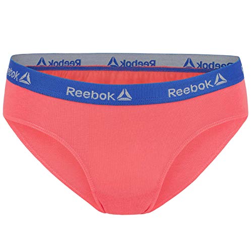 Reebok Braguita deportiva para Mujer, Multicolor, Large (pack de 4)