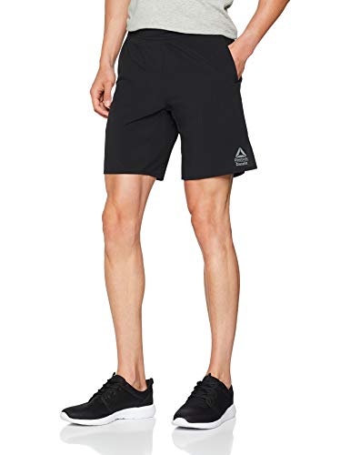 Reebok BSI72, Pantalones Cortos Para Hombre, Negro, L