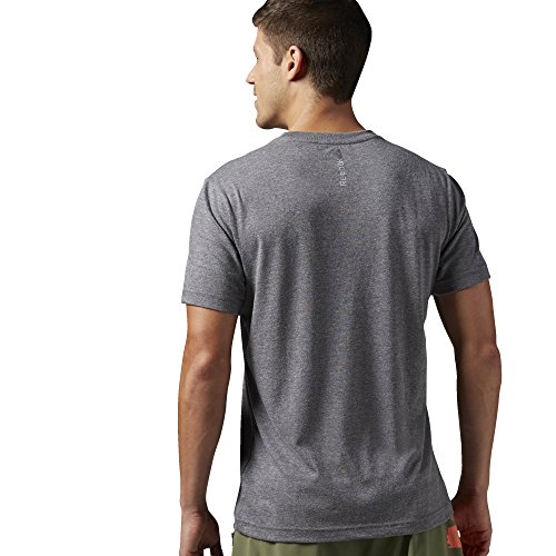 Reebok – Camiseta para Hombre Spartan Race Short Sleeve Tri Blend, Vegetal, XS, aj0621