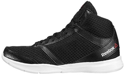 Reebok Cardio Workout Mid RS – Black/White, Multicolor, 9