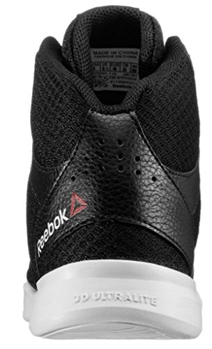 Reebok Cardio Workout Mid RS – Black/White, Multicolor, 9